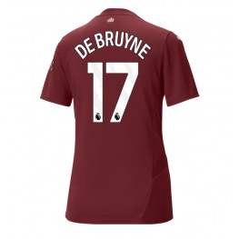 Manchester City Kevin De Bruyne #17 Derde tenue Dames 2024-25 Korte Mouw